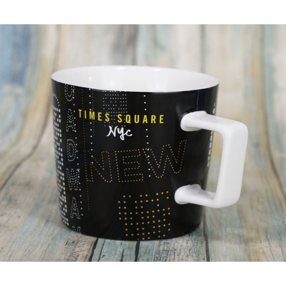 Starbucks Other - Starbucks 14 oz New York Times Square Ceramic Mug 2018 Black Limited Edition NYC